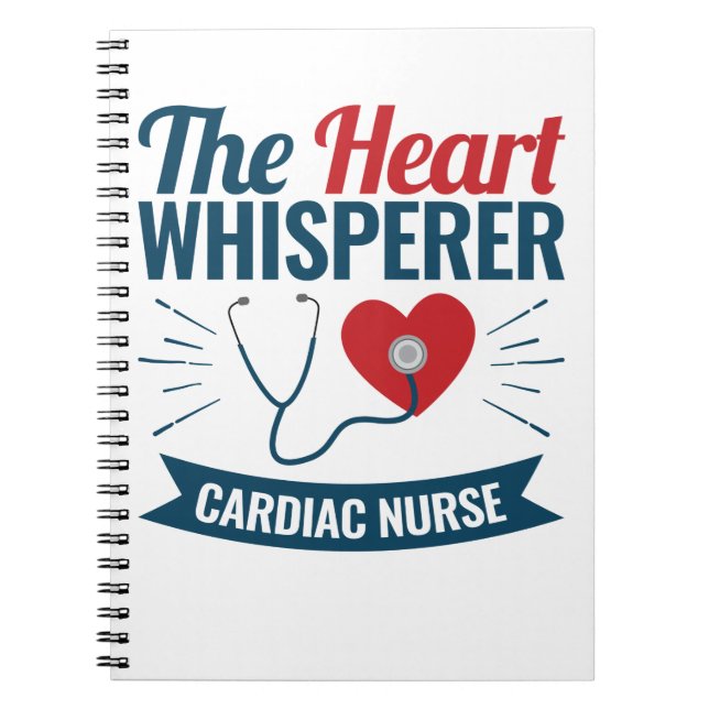 Cuaderno Cardiac Nurse the Heart Whisperer (Frente)