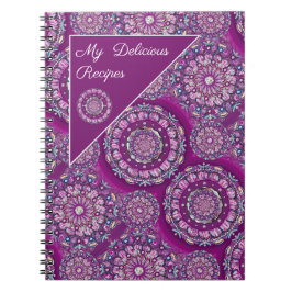 Cuaderno Cardinal red Rosace