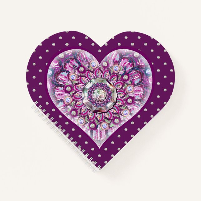 Cuaderno Cardinal Red Rosace (Anverso)