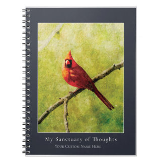 Cuaderno Cardinal Songbird Notebook | Nature Art Journal