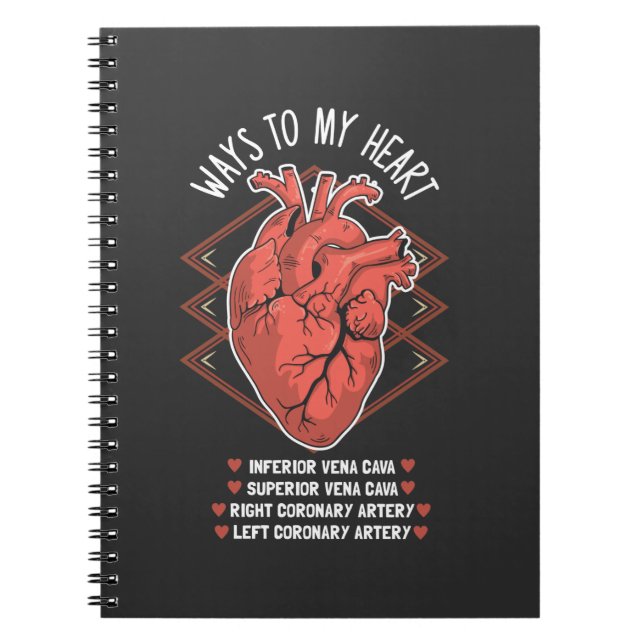 Cuaderno Cardiología cardíaca Eco Cardióloga estudiantil mé (Frente)