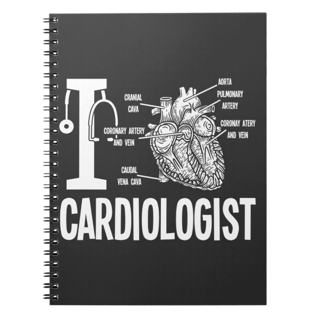 Cuaderno Cardiólogo de amor Anatomía cardíaca Cardiología m (Frente)
