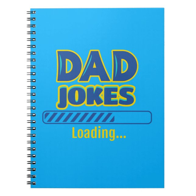 Cuaderno Carga de Chistes de papá (Frente)