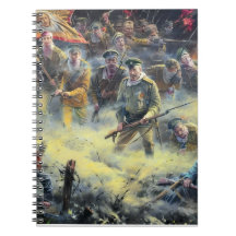 Carga de los hombres muertos pintura rusa de la Pr