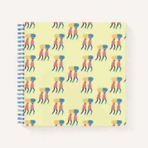 Cuaderno Cargando Un Patrón De Píldora