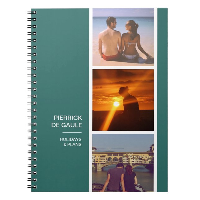 Cuaderno Cargar bloc de notas de fotos (Frente)