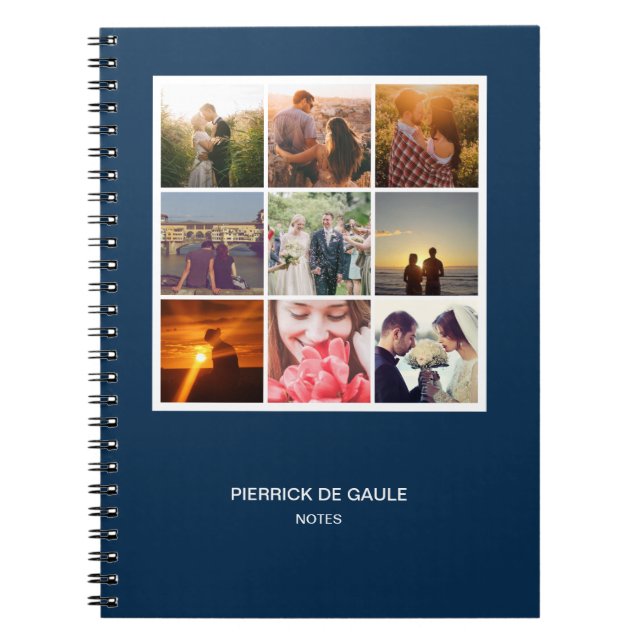 Cuaderno Cargar bloc de notas de fotos (Frente)