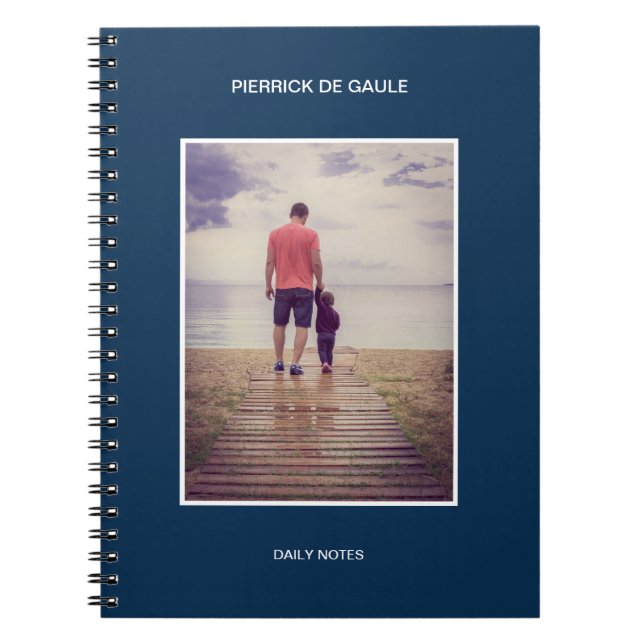 Cuaderno Cargar bloc de notas de fotos (Frente)