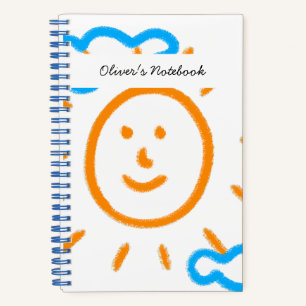 Cuaderno Cargar dibujo convertir arte infantil en práctica