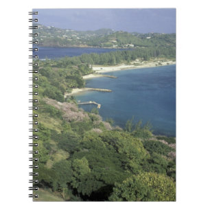 Cuaderno Caribe, Indias Occidentales, Santa Lucía. Vista d