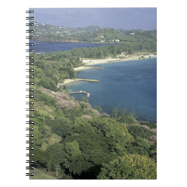 Cuaderno Caribe, Indias Occidentales, Santa Lucía. Vista de (Frente)