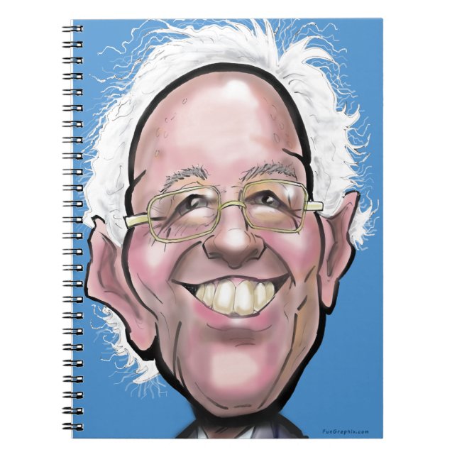 Cuaderno Caricatura de Bernie Sanders (Frente)