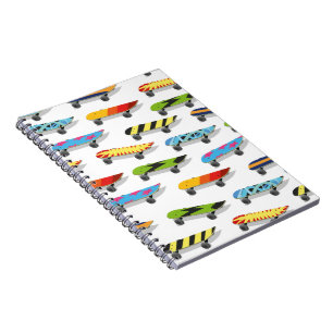 Cuaderno Caricatura de monopatín.
