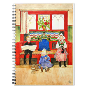 Cuaderno Carl Larsson - Papa, mamá, niño, arte fino