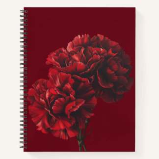Cuaderno Carnaciones Rojas