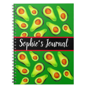 Cuaderno Carne de aguacate verde