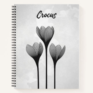 Cuaderno Carnet à spirale personalizable // Crocus