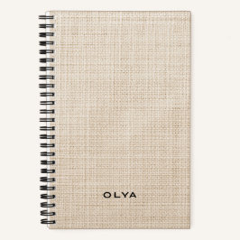 Cuaderno Carnet Beige Aesthetic - Minimalist