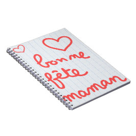 Cuaderno Carnet Bonne fête maman