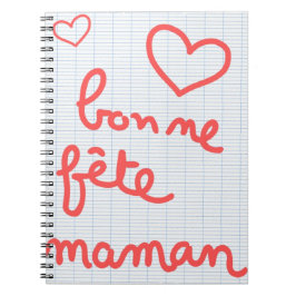 Cuaderno Carnet Bonne fête maman