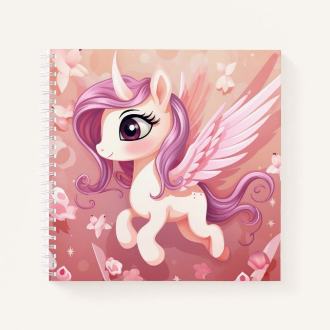 Cuaderno Carnet Cute Licorne Série 1-2 (Anverso)