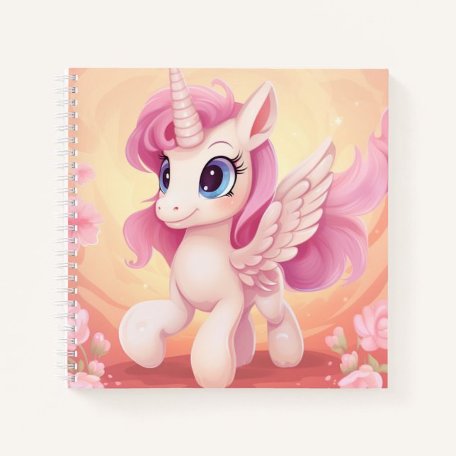 Cuaderno Carnet Cute Licorne Série 1-3 (Anverso)