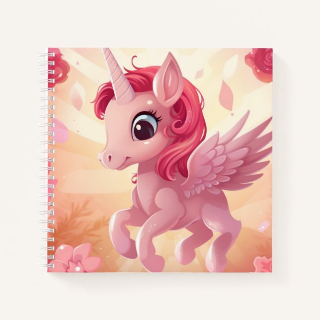 Cuaderno Carnet Cute Licorne Série 1-4 (Anverso)
