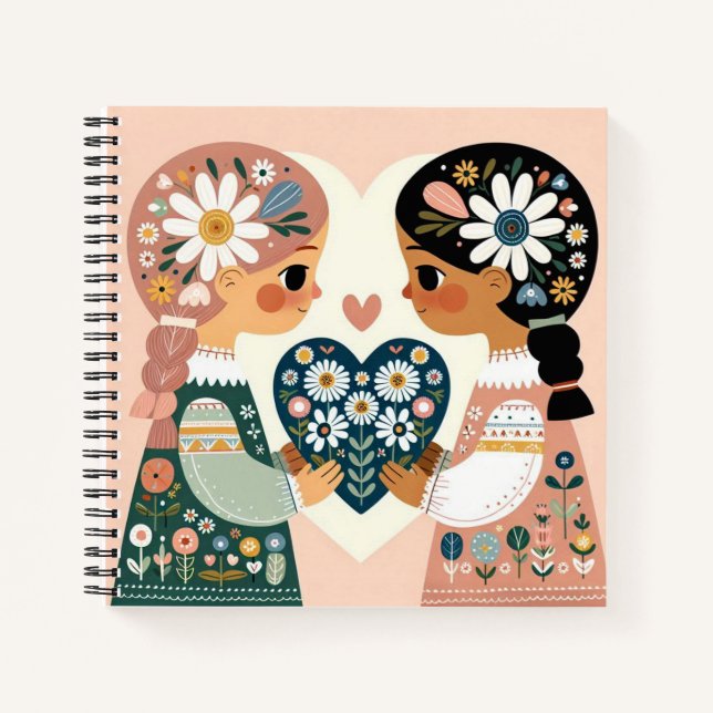 Cuaderno Carnet de notes 21,6 cm x 21,6 cm (Anverso)