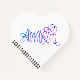 Cuaderno Carnet de notes romantique