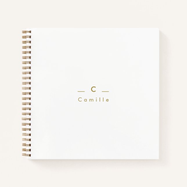 Cuaderno Carnet Demoiselle d'honneur Moderne Minimaliste (Anverso)