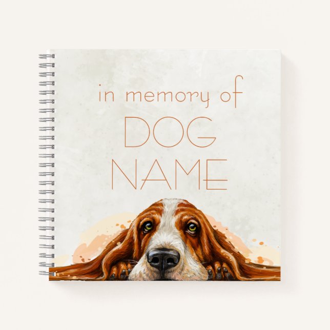 Cuaderno Carnet Dog Memorial  (Anverso)