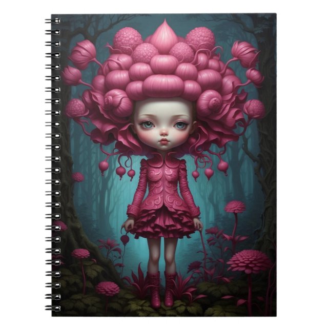 Cuaderno Carnet Fille Inspiration Mark Riden & Tim Burton (Frente)