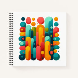 Cuaderno Carnet formes abstraites