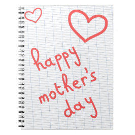 Cuaderno Carnet "Happy Mother's Day"