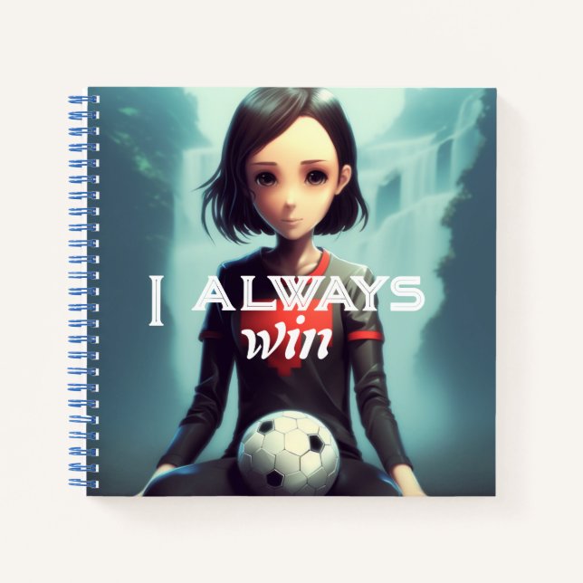 Cuaderno Carnet I always win (Anverso)