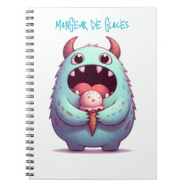 Cuaderno Carnet “Mangeur de glaces“