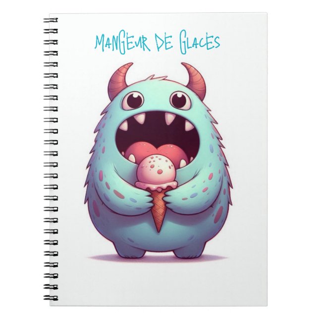 Cuaderno Carnet “Mangeur de glaces“ (Frente)
