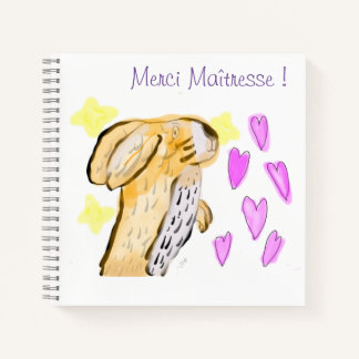Cuaderno ¡Carnet merci Maîtresse!
