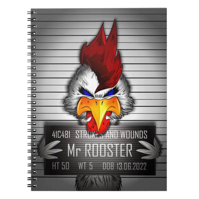 Cuaderno Carnet Mr. Rooster (Frente)