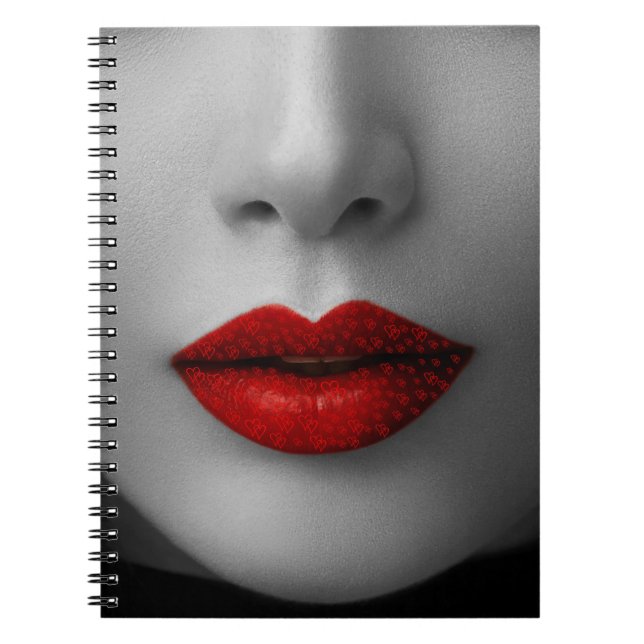 Cuaderno Carnet Red Lips (Frente)