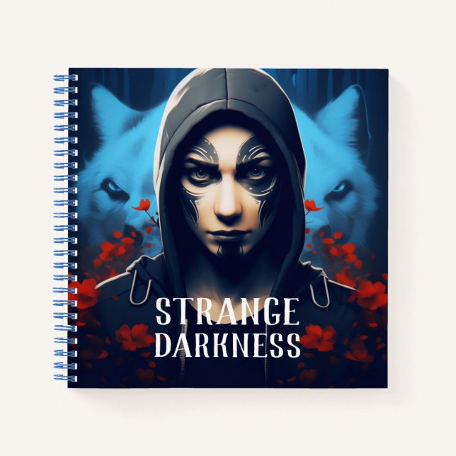 Cuaderno Carnet Strange darkness (Anverso)