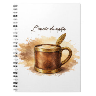 Cuaderno Carnet Tasse l'encre du matin