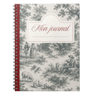 Cuaderno Carnet toile de Jouy