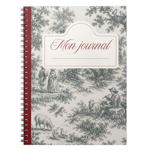 Cuaderno Carnet toile de Jouy (Frente)