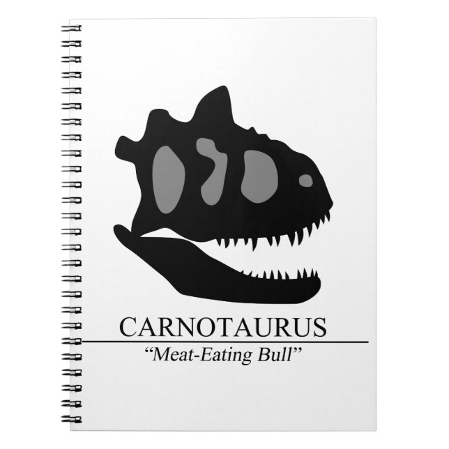 Cuaderno Carnotaurus Skull (Frente)