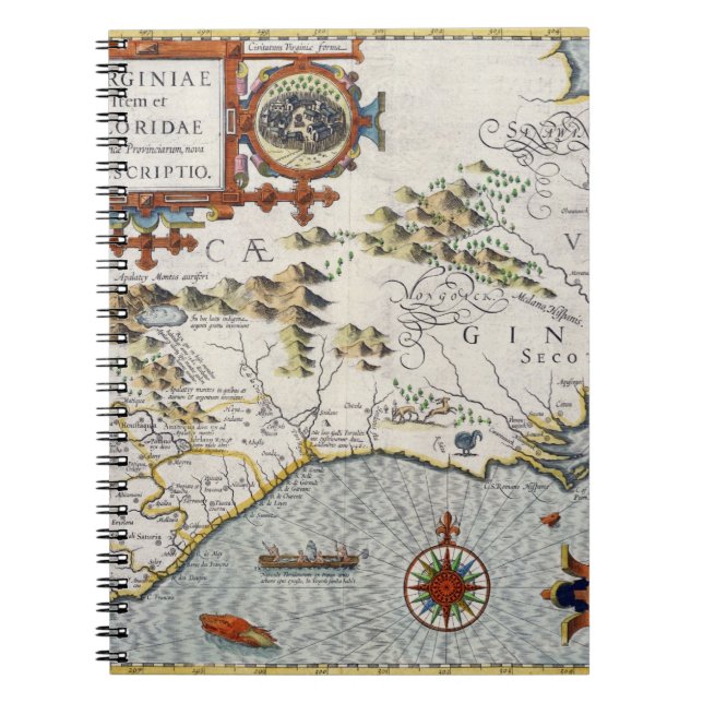 Cuaderno Carolina del Norte, titulada 'artículo de (Frente)