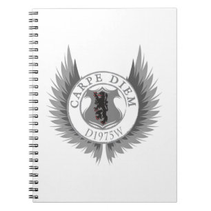 Cuaderno Carpe Diem con Escudo, Wings y Lyon