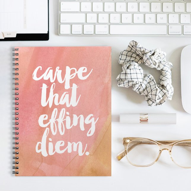 Cuaderno Carpe Ese Diem De Effing | ROSA (Subido por el creador)