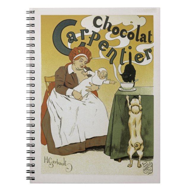 Cuaderno Carpentier de chocolate (Frente)
