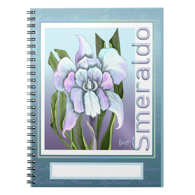 Cuaderno Carpeta de bolsillo de flor Smeraldo (Frente)